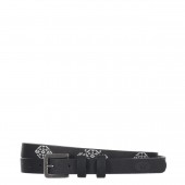 EMBROIDERED PU BELT